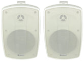 Adastra BH5 Speakers Outdoor Pair White 5.25" 80W 8OHM Background Sound System IP44
